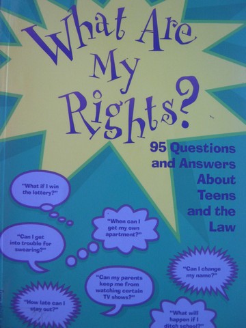 (image for) What Are My Rights? 95 Questions & Answers About Teens (P)