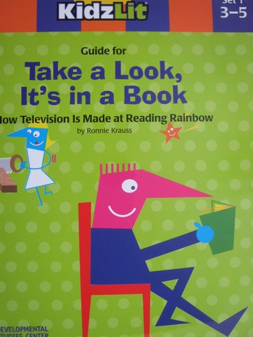 (image for) AfterSchool KidzLit Guide for Take a Look It's in a Book (P)
