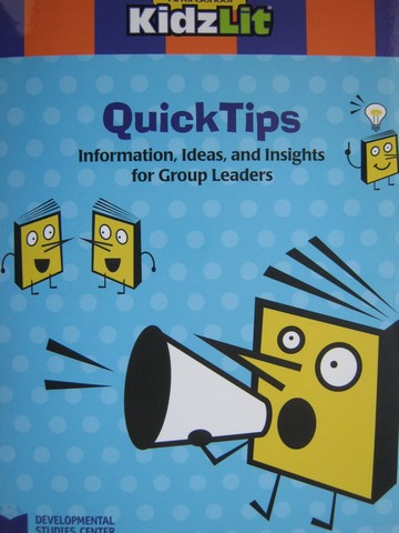 (image for) AfterSchool KidzLit Quick Tips (P)