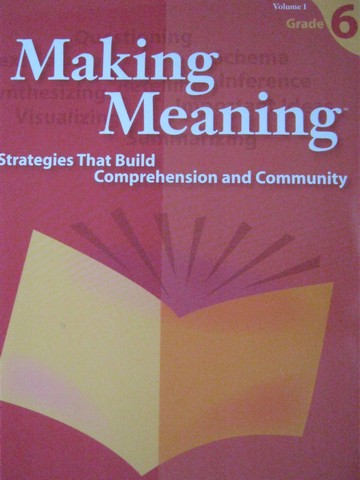 (image for) Making Meaning 6 Volume 1 & 2 (Set)(Spiral) by Shaila Regan