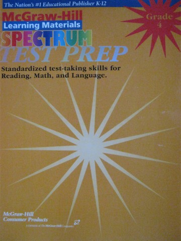 (image for) Spectrum Test Prep Grade 4 (P) by Foreman, Cohen, Kaplan,