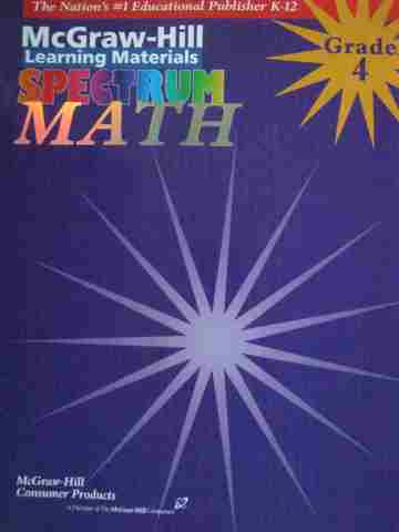 (image for) Spectrum Math Grade 4 (P) by Thomas J Richards