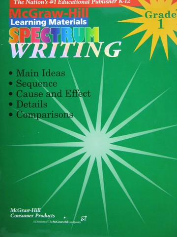 (image for) Spectrum Writing Grade 1 (P) by Iris Schwartz