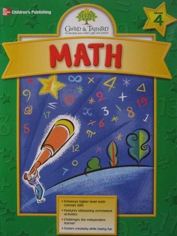 (image for) Gifted & Talented Math Grade 4 (P) by Masonis & Martinek