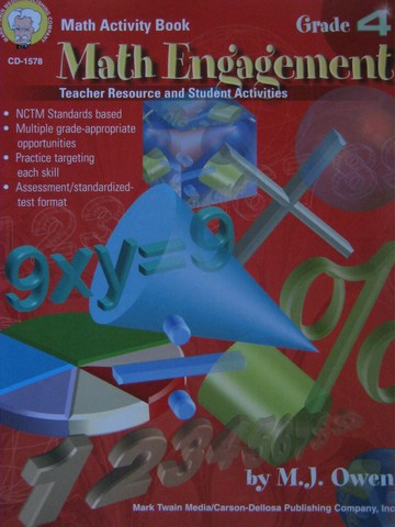 (image for) Math Engagement Grade 4 (P) by M J Owen