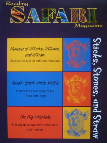 (image for) Reading Safari Magazine Sticks Stones & Straw (P) by Blackburn, etc.