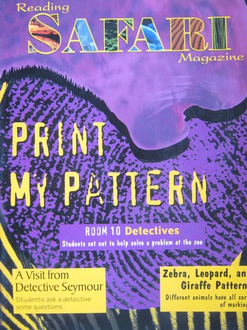(image for) Reading Safari Magazine Print My Pattern (P)
