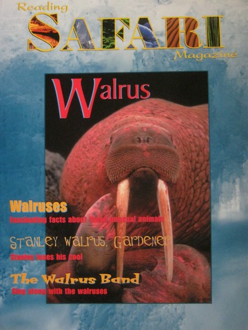 (image for) Reading Safari Magazine Walrus (P) - Click Image to Close