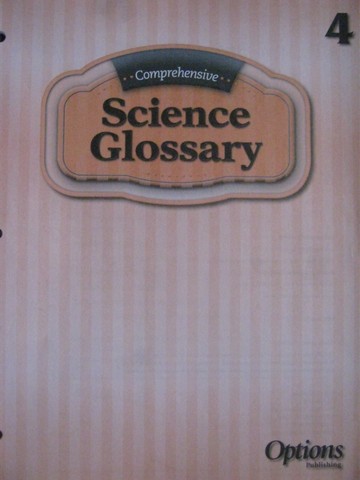 (image for) Comprehensive Science Glossary 4 (P) by Linda Bullock