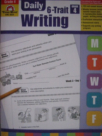 (image for) Daily 6-Trait Writing Grade 4 (P) by Erwin, Evans, Sorg,