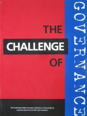 (image for) Challenge of Governance (P) by Groddy, Degelman, & Hayes