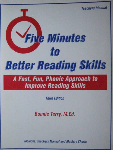 Five Minutes to Better Reading Skills 3rd Edition TM (Spiral) (image for) Five Minutes to Better Reading Skills 3rd Edition TM (Spiral)
