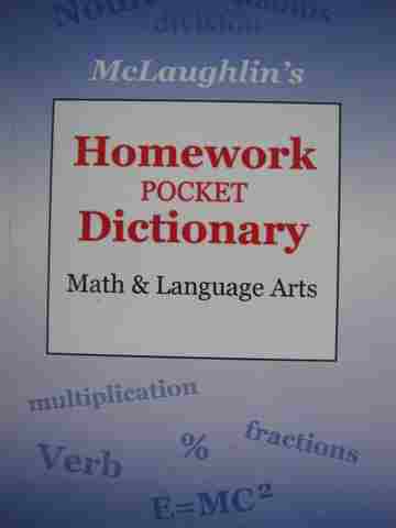 Homework Pocket Dictionary (P) by Dan J McLaughlin (image for) Homework Pocket Dictionary (P) by Dan J McLaughlin