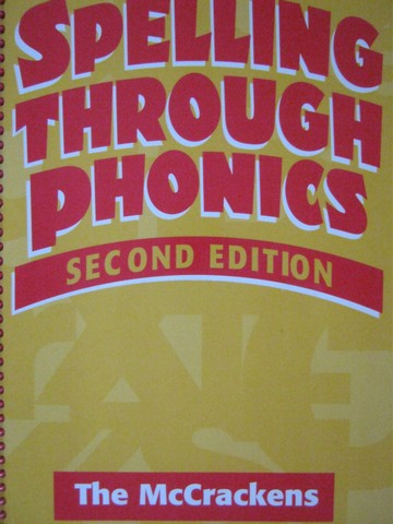 Spelling Through Phonics 2e (Spiral) by Marlene J McCracken & Robert A McCracken (image for) Spelling Through Phonics 2e (Spiral) by Marlene J McCracken & Robert A McCracken