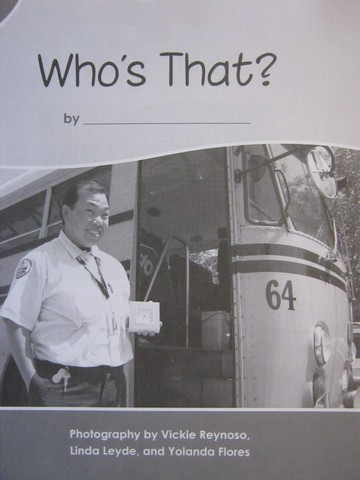 (image for) English Now! K-3 Who's That? Workbook (P) by Yolanda Flores
