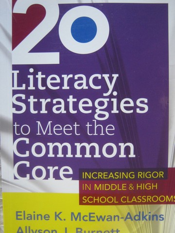 (image for) 20 Literacy Strategies to Meet the Common Core (P)