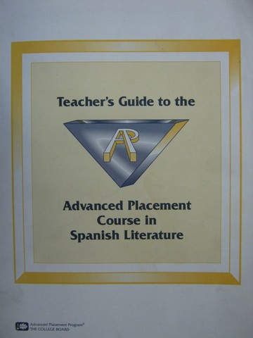 (image for) Teacher's Guide to the AP Course in Spanish Literature (TE)(P)