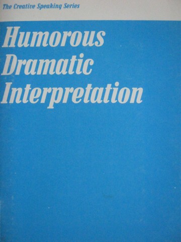 (image for) Humorous Dramatic Interpretation (P) by Martin Cobin