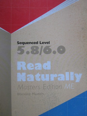 (image for) Read Naturally ME Sequenced Level 5.8/6.0 BLM (P) by Matsoff