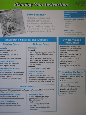 (image for) Discovery Links 2 When Do Animals Leave Home IG (TE)(P)