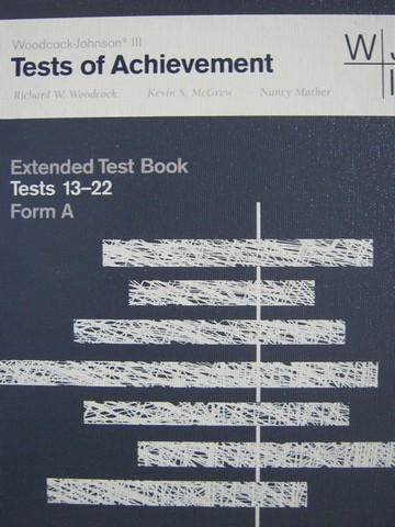 (image for) Tests of Achievement Extended Test Book Form A 13-22 (Binder)