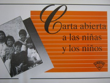 (image for) Carta abierta a las ninas y los ninos (P) by Rosa Maria Torres