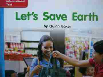(image for) CCSS K Let's Save Earth (P) by Quinn Baker