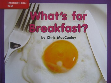 (image for) CCSS K What's for Breakfast? (P) by Chris MacCaulay