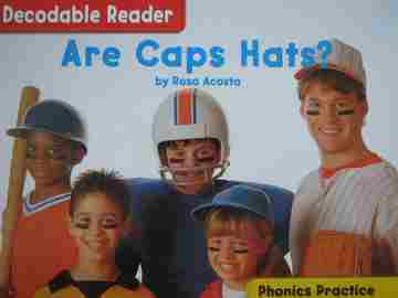 (image for) Decodable Reader Phonics Practice K Are Caps Hats? (P) by Acosta