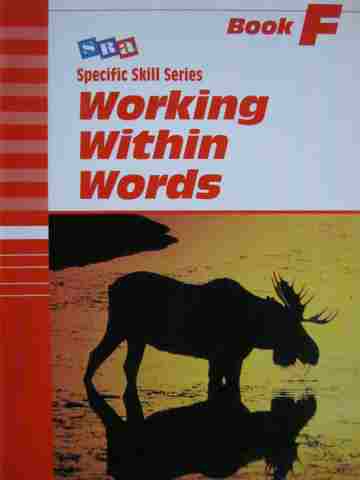 (image for) Specific Skill Series Working within Words Book F 5e (P) by Richard Boning