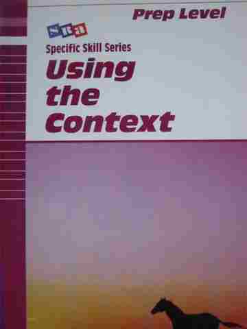 (image for) Specific Skill Series Using the Context Prep Level 5e (P) by Richard Boning