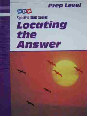 (image for) Specific Skill Series Locating the Answer Prep Level 5e (P) by Boning