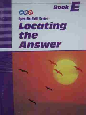 (image for) Specific Skill Series Locating the Answer E 5th Edition (P)