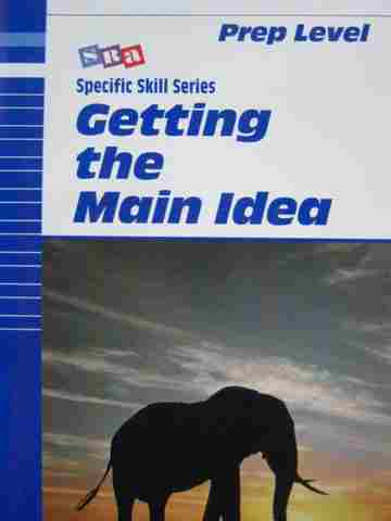 (image for) Specific Skill Series Getting the Main Idea Prep 5e (P) by Boning