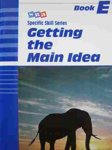 (image for) Specific Skill Series Getting the Main Idea E 5th Edition (P)