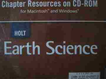 (image for) Earth Science Chapter Resources on CD-ROM (CD)