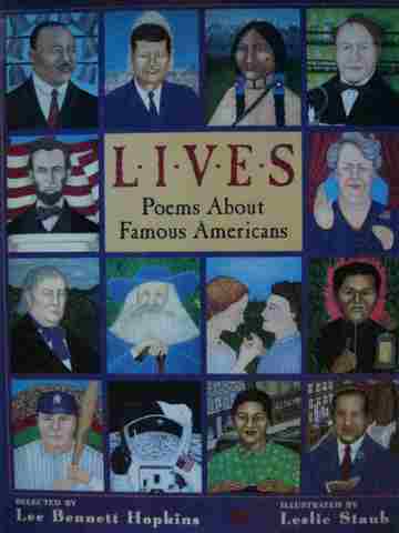 (image for) LIVES Poems About Famous Americans (H) by Lee Bennett Hopkins