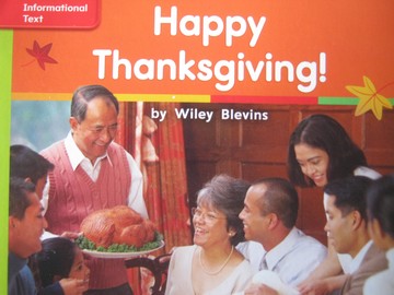 (image for) CCSS PreK Happy Thanksgiving! (P) by Wiley Blevins