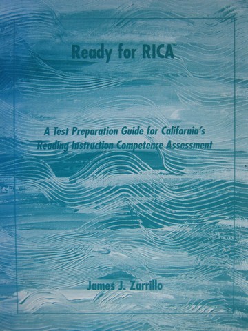 (image for) Ready for RICA A Test Preparation Guide for California (CA)(P)