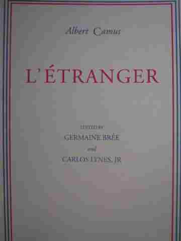 (image for) L'Etranger (P) by Albert Camus