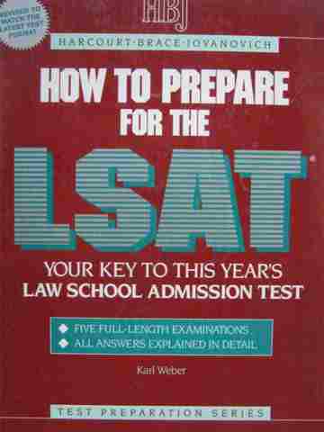 (image for) How to Prepare for the LSAT 3rd Edition (P) by Karl Weber