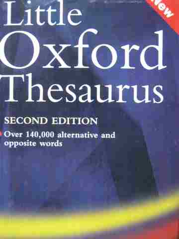 (image for) Little Oxford Thesaurus 2nd Edition (H) by Martin Nixon