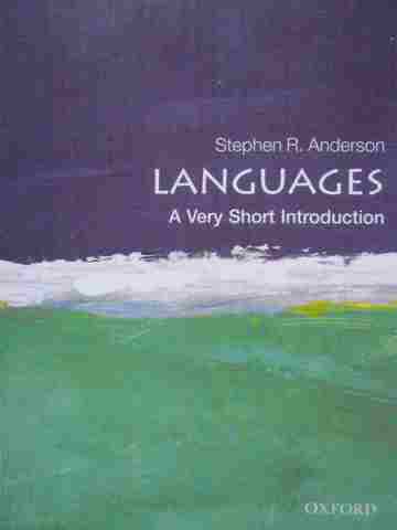 (image for) Languages A Very Short Introduction (P) by Stephen R Anderson