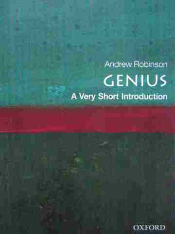 (image for) Genius A Very Short Introduction (P) by Andrew Robinson