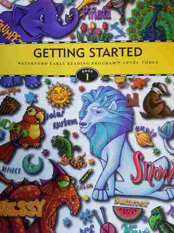 (image for) Waterford Early Reading 3 Book 1 Getting Started (TE)(Spiral)