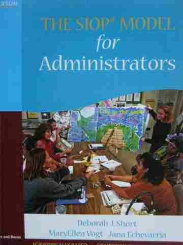 (image for) SIOP Model for Administrators (P) by Short, Vogt, & Echevarria