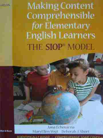 (image for) Making Content Comprehensible for Elementary English Learner (P) by Echevarria, etc.