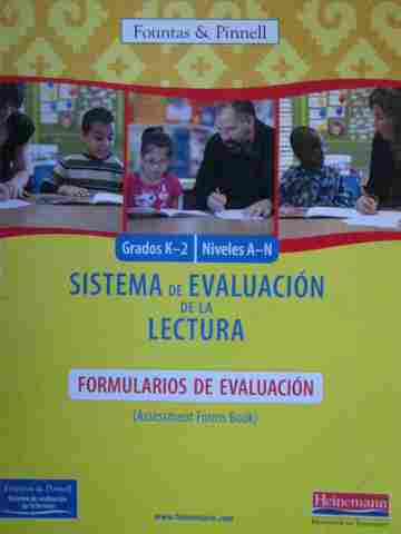 (image for) Sistema de evaluacion de la Lectura K-2 A-N Formularios (Spiral)
