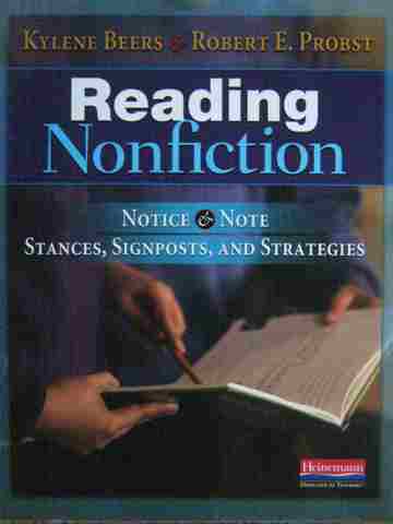 (image for) Reading Nonfiction Notice & Note (P) by Beers & Probst
