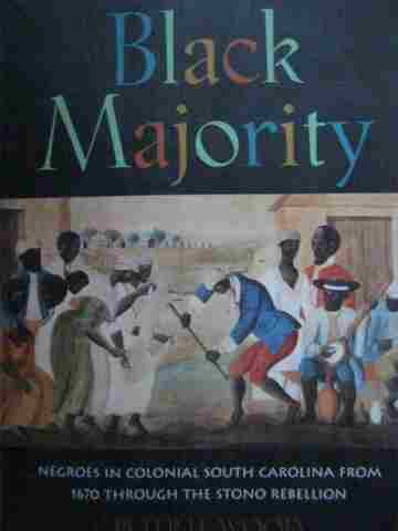 (image for) Black Majority (P) by Peter H Wood